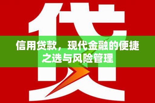 大林信用贷款，现代金融的便捷之选与风险管理