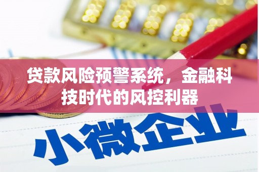 大林贷款风险预警系统，金融科技时代的风控利器