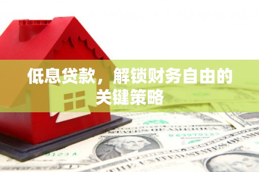 大林低息贷款，解锁财务自由的关键策略