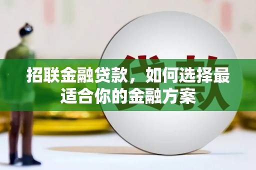 大林招联金融贷款，如何选择最适合你的金融方案