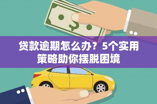 大林贷款逾期怎么办？5个实用策略助你摆脱困境