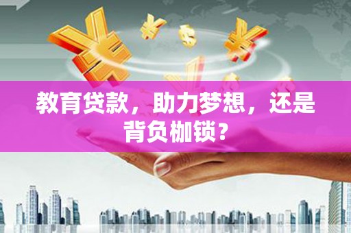 大林教育贷款，助力梦想，还是背负枷锁？