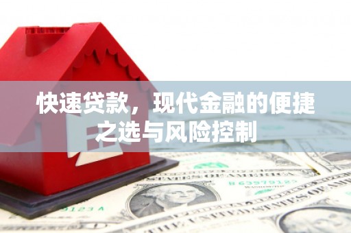 大林快速贷款，现代金融的便捷之选与风险控制