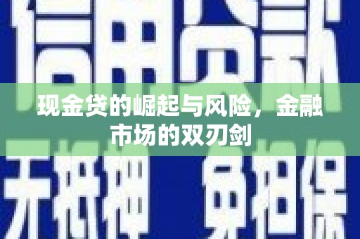 大林现金贷的崛起与风险，金融市场的双刃剑