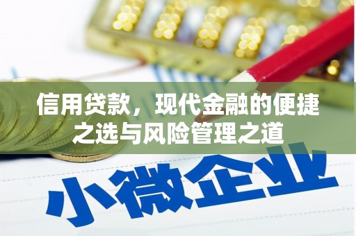 大林信用贷款，现代金融的便捷之选与风险管理之道