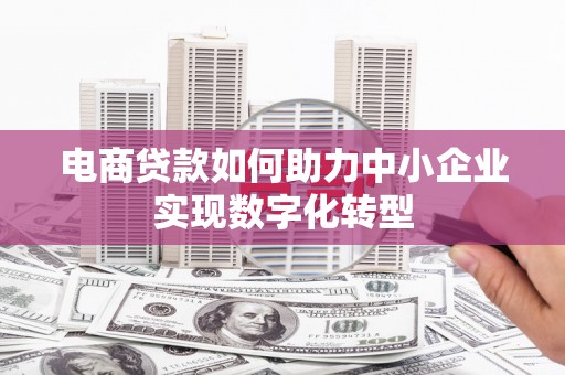 大林电商贷款如何助力中小企业实现数字化转型