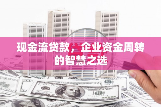 大林现金流贷款，企业资金周转的智慧之选