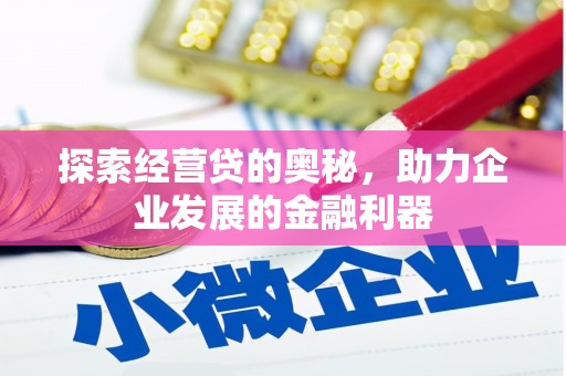 大林探索经营贷的奥秘，助力企业发展的金融利器