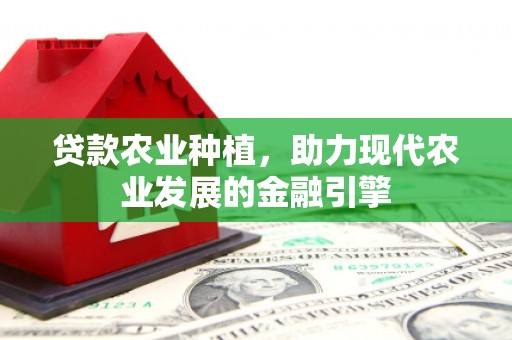 大林贷款农业种植，助力现代农业发展的金融引擎
