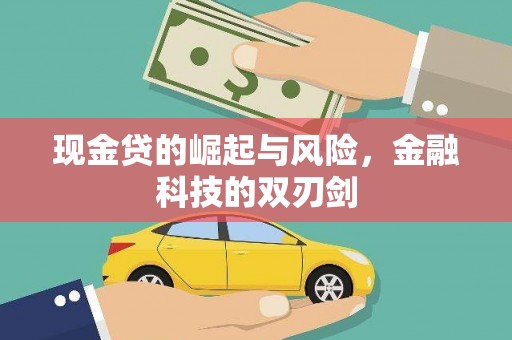 大林现金贷的崛起与风险，金融科技的双刃剑
