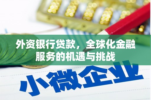 大林外资银行贷款，全球化金融服务的机遇与挑战
