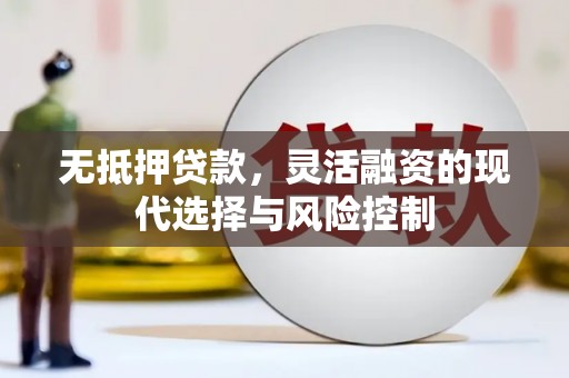 大林无抵押贷款，灵活融资的现代选择与风险控制