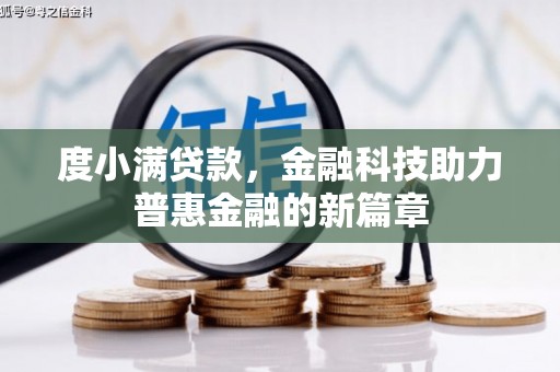 大林度小满贷款，金融科技助力普惠金融的新篇章