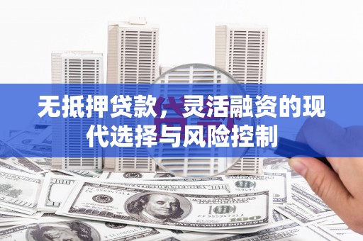 大林无抵押贷款，灵活融资的现代选择与风险控制