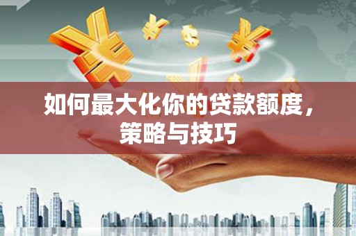 大林如何最大化你的贷款额度，策略与技巧