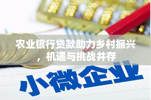 大林农业银行贷款助力乡村振兴，机遇与挑战并存