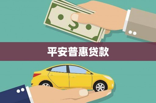大林平安普惠贷款