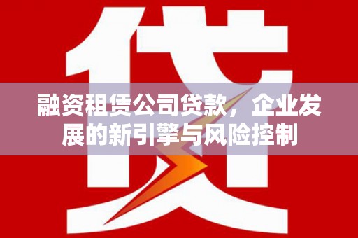 大林融资租赁公司贷款，企业发展的新引擎与风险控制