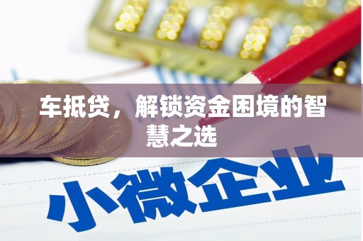 大林车抵贷，解锁资金困境的智慧之选