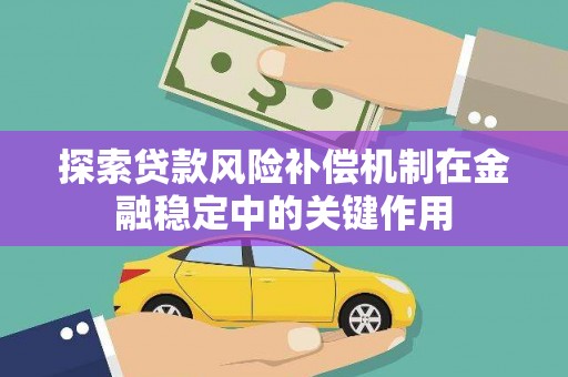 大林探索贷款风险补偿机制在金融稳定中的关键作用