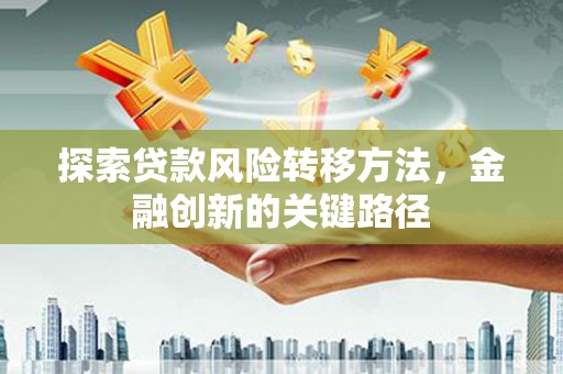 大林探索贷款风险转移方法，金融创新的关键路径