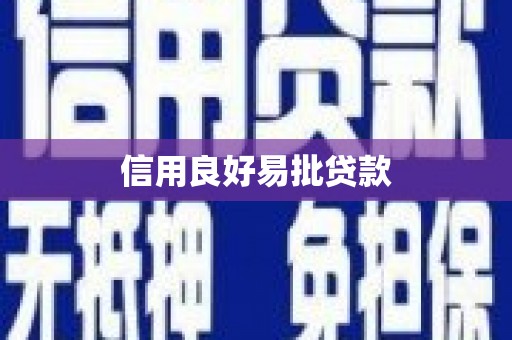 大林信用良好易批贷款