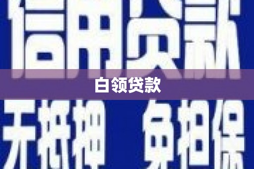 大林白领贷款