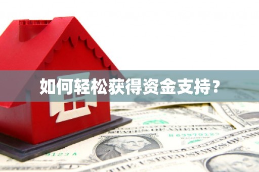 大林如何轻松获得资金支持？